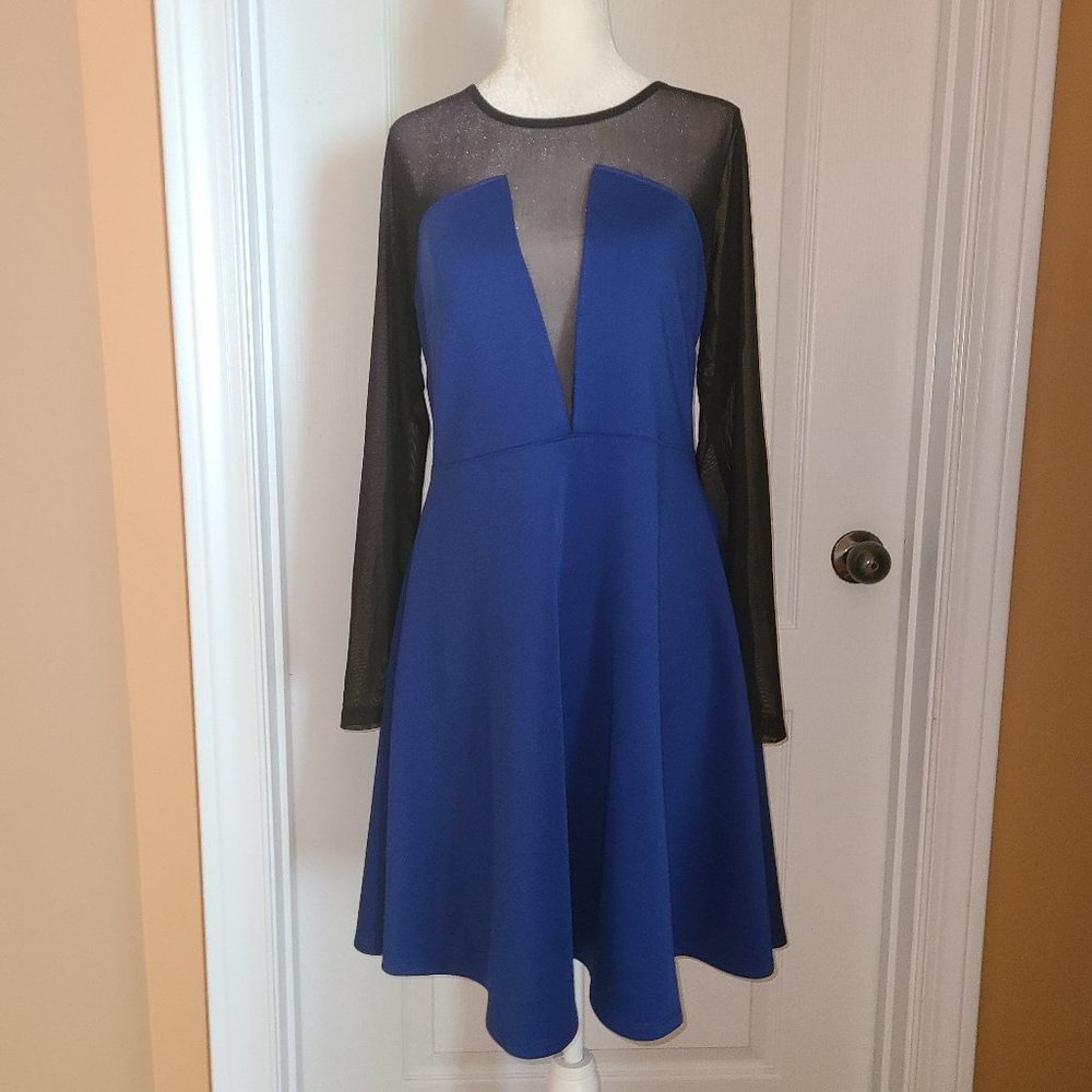 Royal blue dress